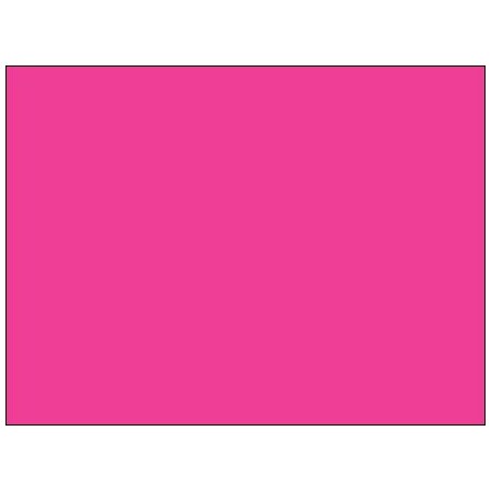 Bsc Preferred 3 x 4'' Fluorescent Pink Inventory Rectangle Labels BUY00021255